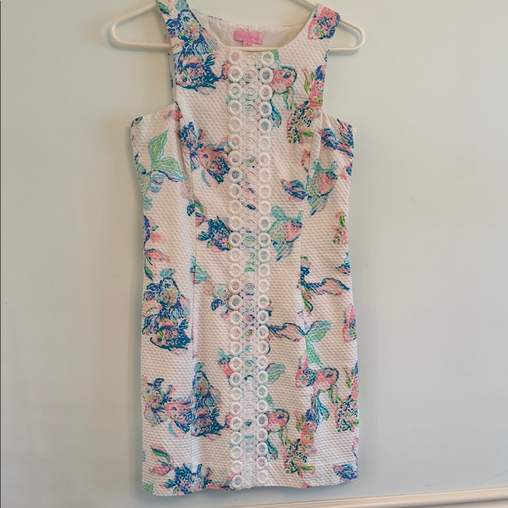Lilly Pulitzer Sleeveless Dress with Lace Detail